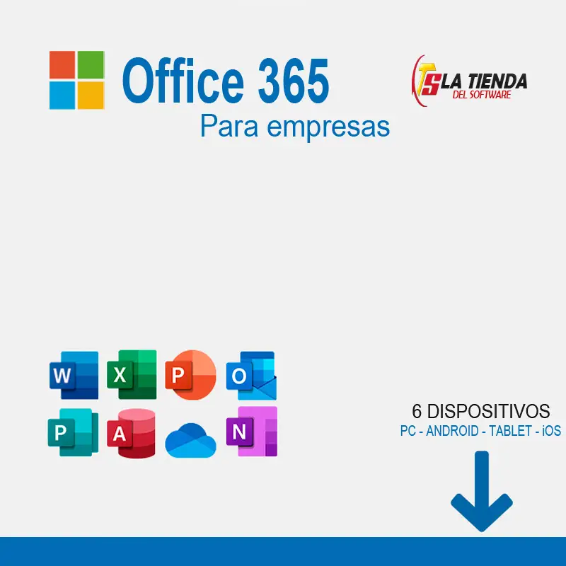 Office 365 para empresas - 6 Dispositivos | Suscripción anual