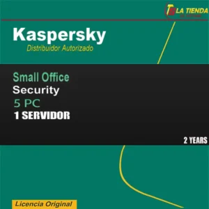 kaspersky small office security 5 equipos 1 servidor 2 años