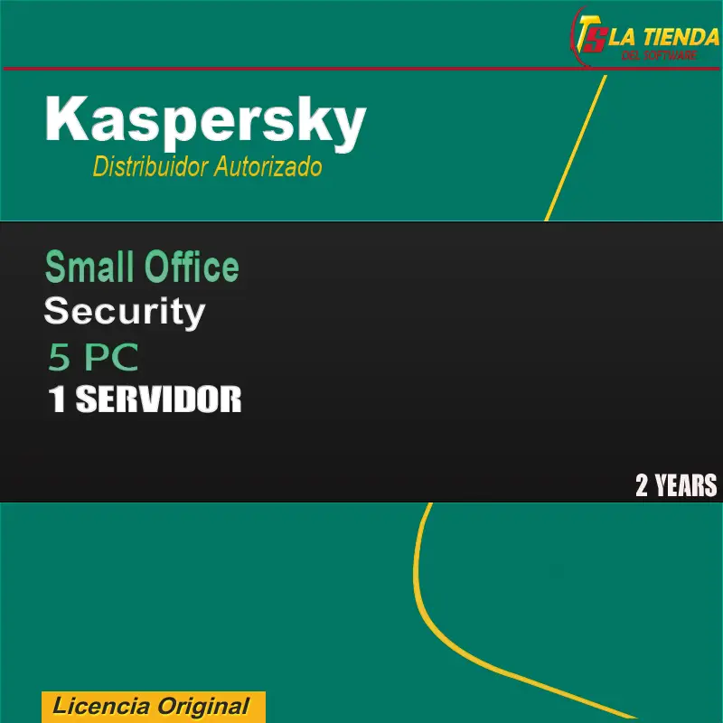 kaspersky small office security 5 equipos 1 servidor 2 años