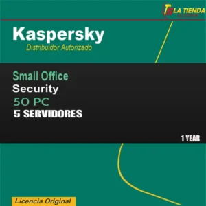 kaspersky small office security 50 equipos 5 servidor 1 año