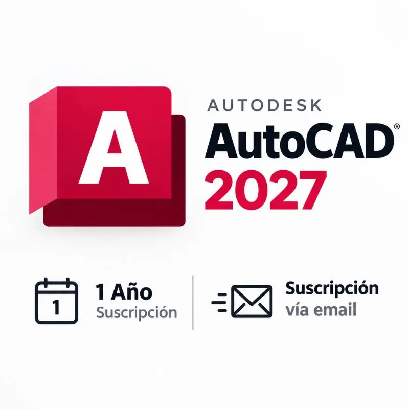 Licencia Autodesk AutoCAD 2027 Original Suscripcion 1 Ano