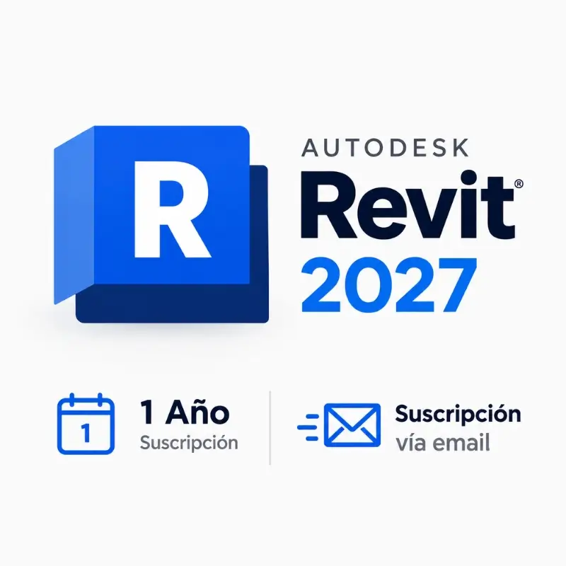 Licencia Autodesk Revit 2027 Original Suscripcion 1 Ano